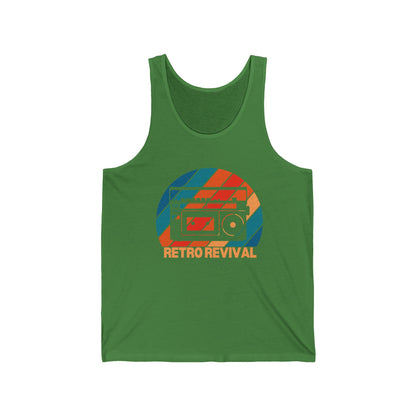 Retro Revival Graphic Ultimate Comfort Styled Unisex Tank Top