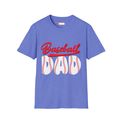 Graphic Base Ball Dad Comfort Styled T-shirts