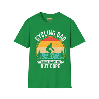 Cycling Dad Like A Regular Dad Ultimate Comfort Unisex Fathers Day T-shirt