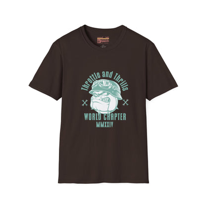 Throttle and Thrills Rider Ultimate Unisex Comfort Styled T-shirt