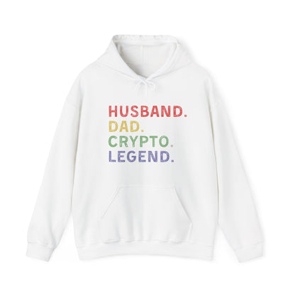 Husband Dad Crypto Legend Ultimate Comfort Unisex Hoodie