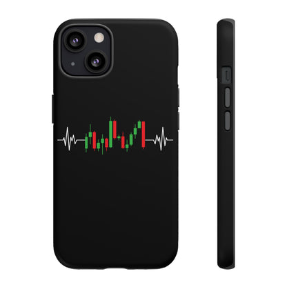 Bearish And Bullish Chart Candles (Stock Market) iPhone Case