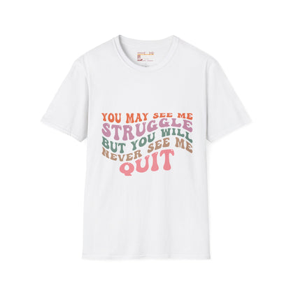 Graphic Quotes Designed Comfort Unisex T-shirt