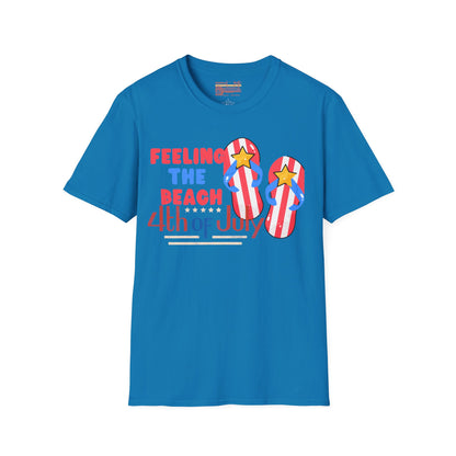 Feeling Like The Beachy This Independence Day July 4th Ultimate Comfort Unisex T-shirt