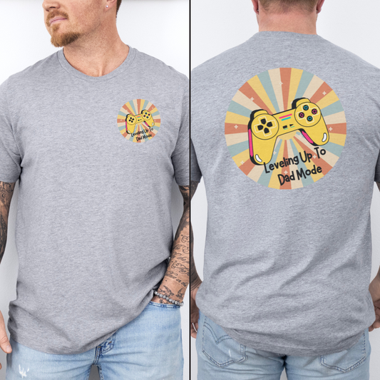 Leveling up to Dad Mode Summer Ultimate Comfort Styled Unisex T-shirt