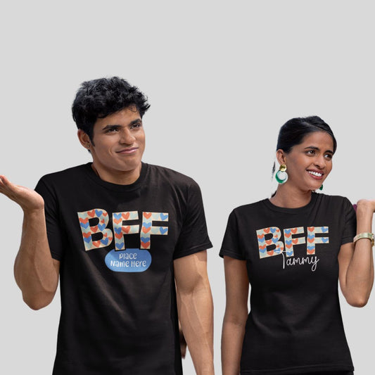 Personalized BFF Unisex T-shirts with Names