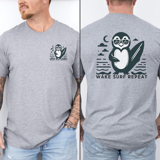 Surfing Teams Ultimate Comfort Styled Graphic T-shirt