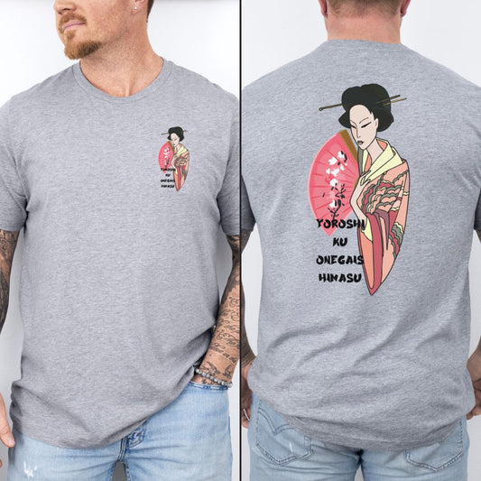 Japanese Lady Designed Graphic Ultimate Comfort Styled Unisex T-shirt