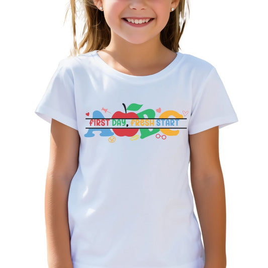 Unisex Kids First Day Fresh Start Ultimate Comfort T-Shirts