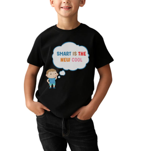 Unisex Kids Smart is The New Cool Ultimate Comfort T-Shirts