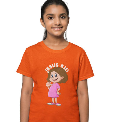 Designed Jesus Kid Graphic Print T-shirts