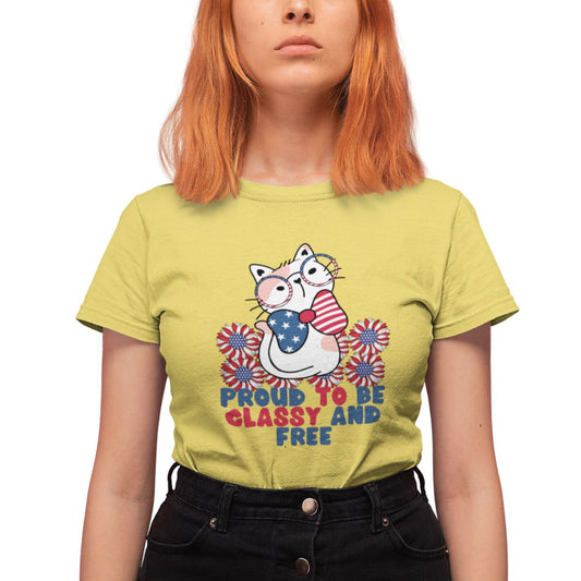 Proud To Be Free July 4th Independence Day Ultimate Comfort Unisex T-shirt