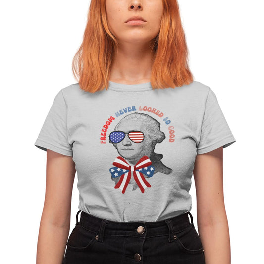 Freedom Never Looked So Good July 4th Independence Day Ultimate Comfort Unisex T-shirt