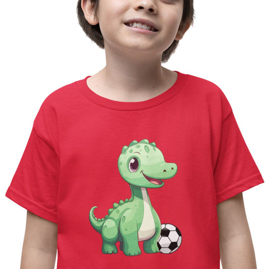 Unisex Soccer Dinosaur Ultimate Comfort T-Shirts