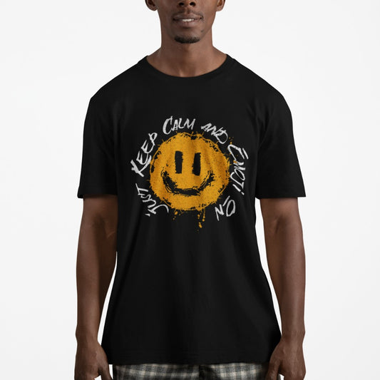 Graphic  Emojis Designed Comfort Styled Minimalist T-shirts
