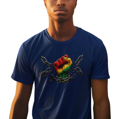 Celebrating Freedom Juneteenth With Pride Black and Proud Ultimate Comfort Unisex T-shirt