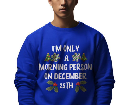 Graphic Designed Holiday Christmas Unisex Crewneck Sweatshirt