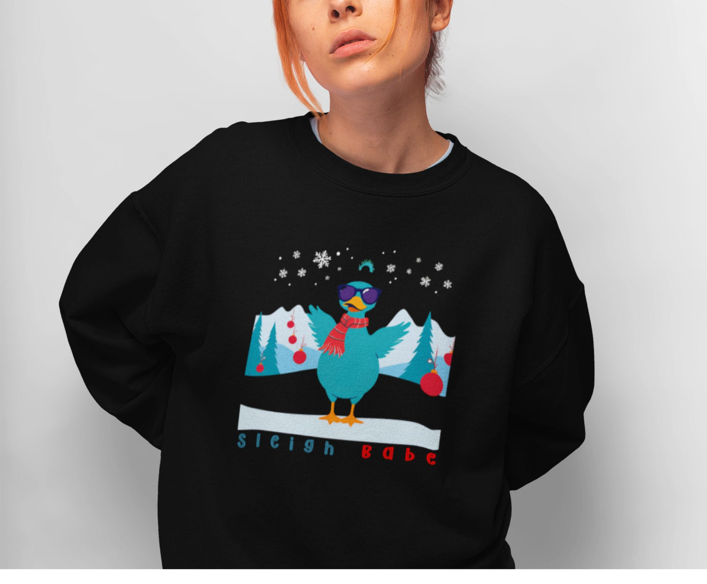 Graphic Designed Holiday Christmas Unisex Crewneck Sweatshirt