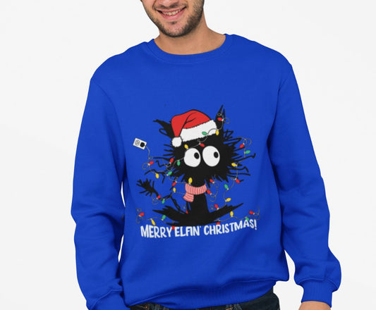 Graphic Designed Holiday Christmas Unisex Crewneck Sweatshirt