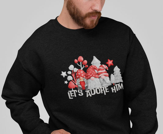 Graphic Designed Holiday Christmas Unisex Crewneck Sweatshirt