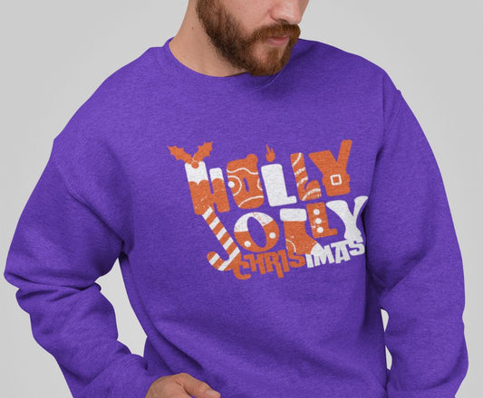 Graphic Designed Holiday Christmas Unisex Crewneck Sweatshirt