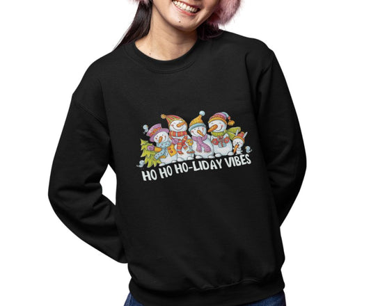 Graphic Designed Holiday Love Christmas Unisex Crewneck Sweatshirt