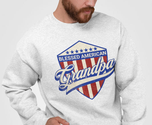 Graphic Designed Minimalist Unisex Grandpa Crewneck Sweatshirt