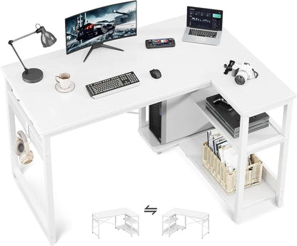 Casaottima L-Shaped Small Corner Desk