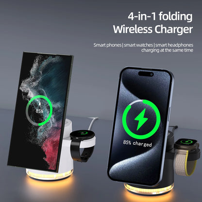 Magnetic Qi2 3-in-1 Wireless Charger Stand