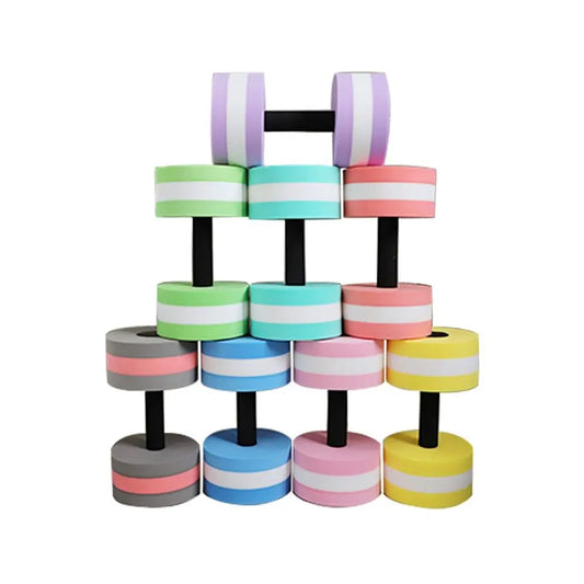 Multicolor EVA Water Dumbbells