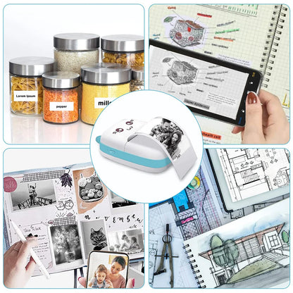 Portable Mini Bluetooth Label Printer