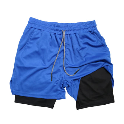 Multi-Pocket Fitness Shorts