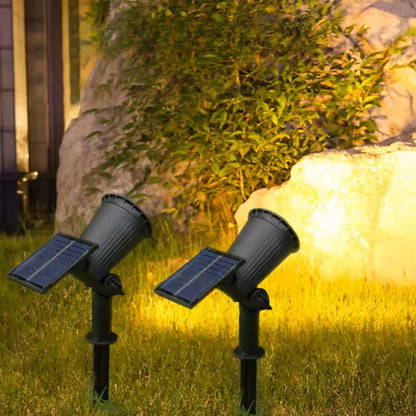 9 LED RGB Solar Spot Lights