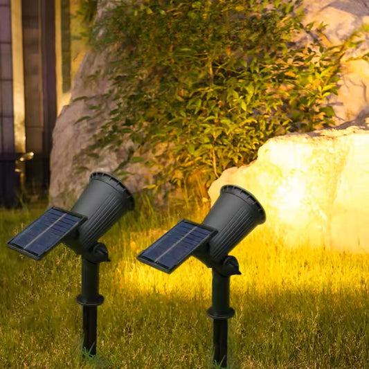 9 LED RGB Solar Spot Lights