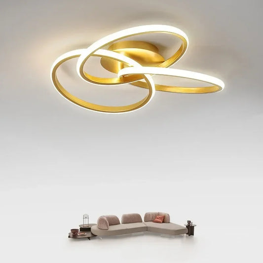 Modern Trefoil LED Ceiling Light