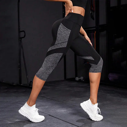 High Waist Capri Yoga Pants