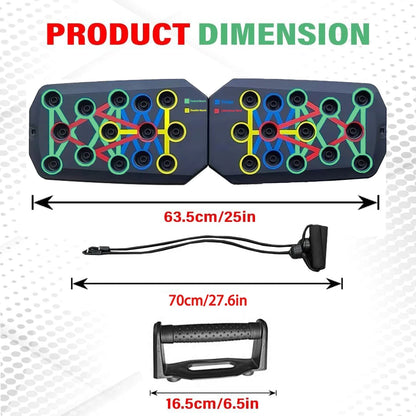 Portable Foldable Push-up Board Set