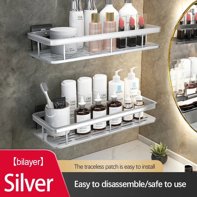 Stainless Steel Bathroom Storage Rack