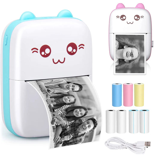 Portable Mini Bluetooth Label Printer