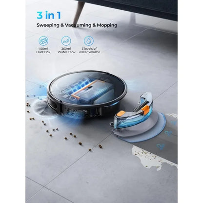 Robot Vacuum Mop Combo 4500Pa Suction
