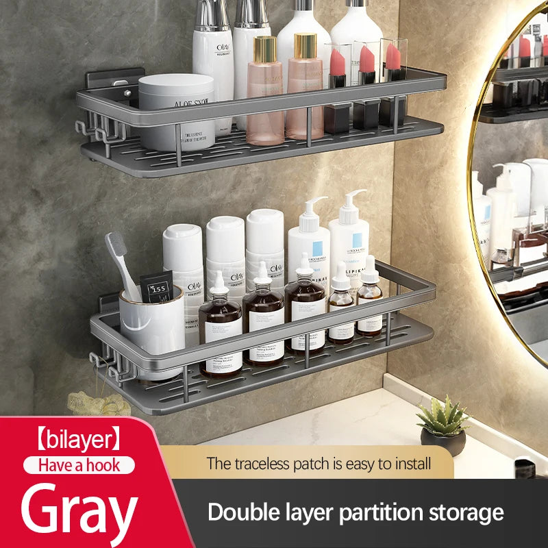 Stainless Steel Bathroom Storage Rack