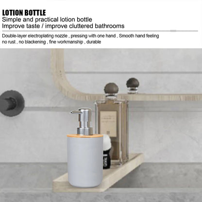 6-Piece Bamboo Plastic Bathroom Set