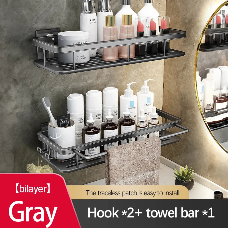 Stainless Steel Bathroom Storage Rack