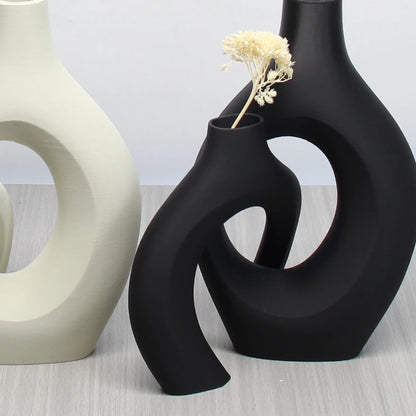 Bohemian Art Vase Set – Decorative