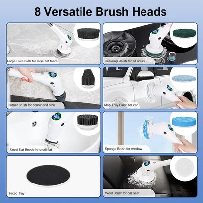 8-in-1 Wireless Electric Cleaning Brush
