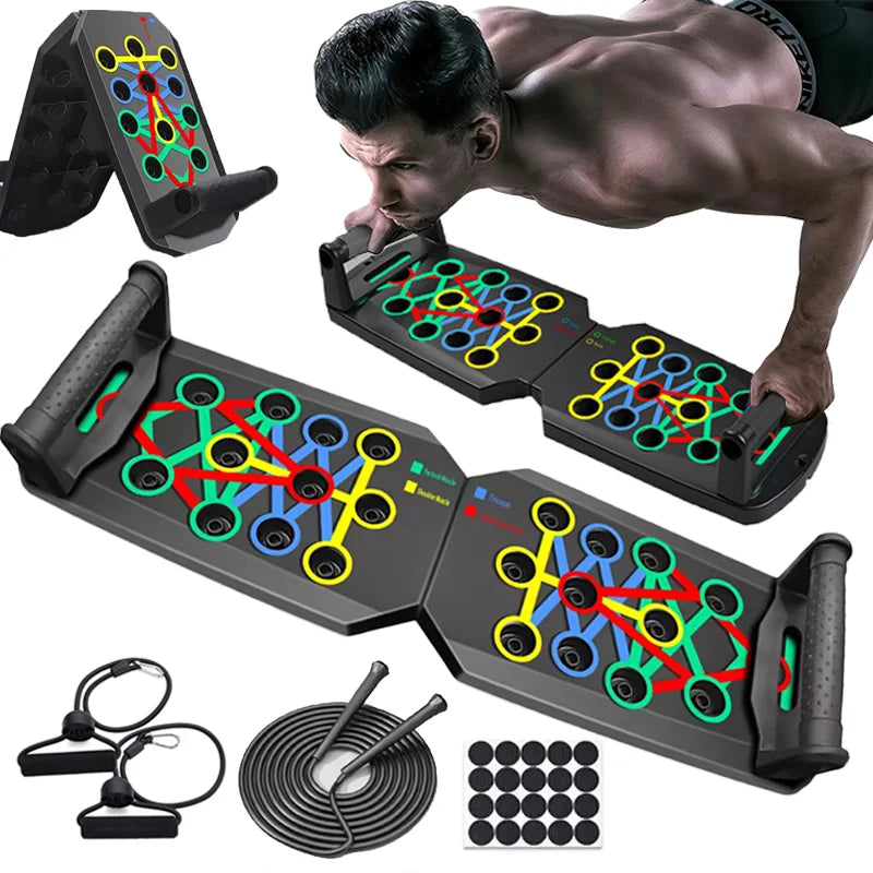 Portable Foldable Push-up Board Set