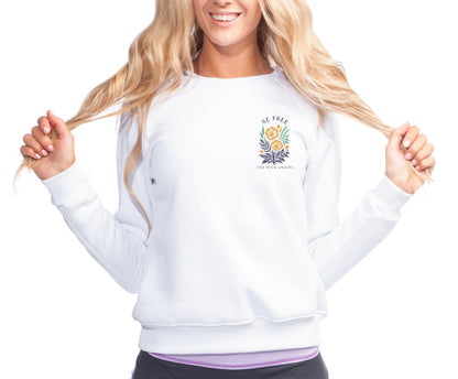 Graphic Designed Minimalist Crewneck Sweatshirt