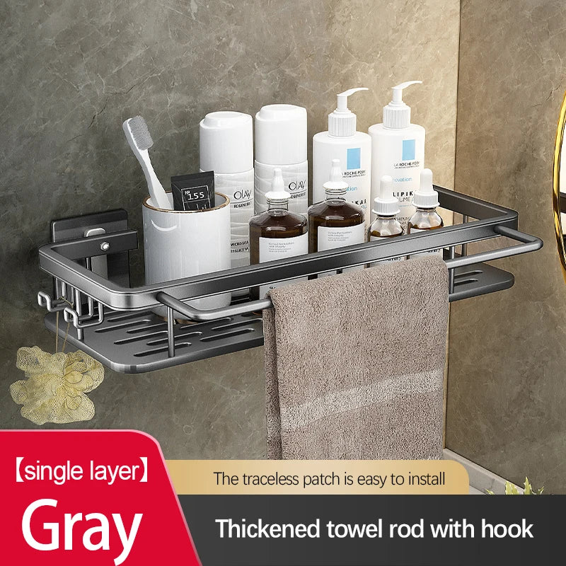 Stainless Steel Bathroom Storage Rack