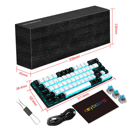 68-Key RGB Mechanical Keyboard