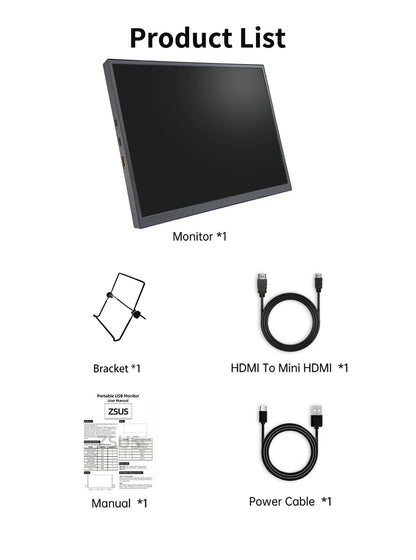 10.5" Portable IPS Monitor 1920x1280